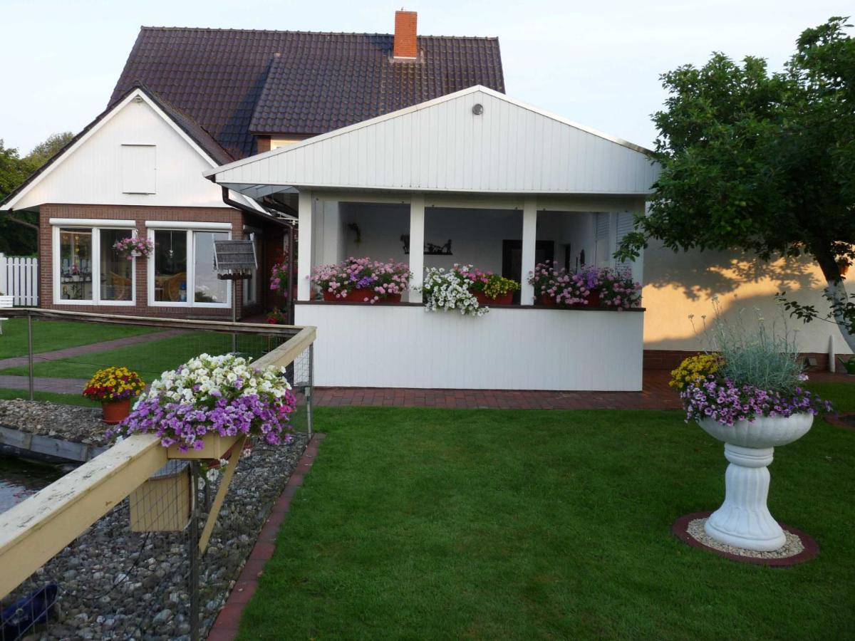 Ferienwohnung Kleinhaus, 95008 Rhauderfehn Exterior foto